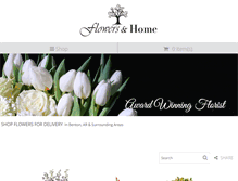 Tablet Screenshot of flowersandhomebryant.com